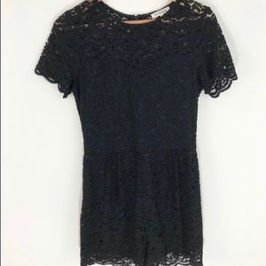 Monteau Black Lace Romper